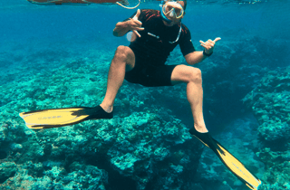 Schnorchelausflug mit Flossen, Maske und Schnorchel am Korallenriff!