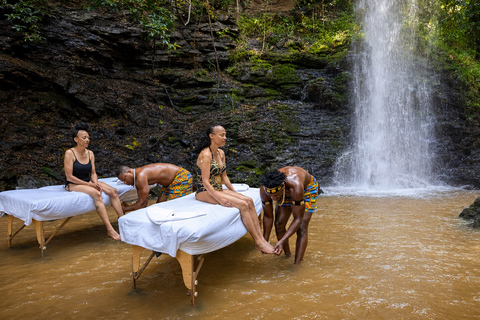 Waterfalls Massage with Aburi Gardens & Cocoa Farm Tour