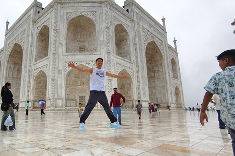 From Jaipur: Taj Mahal, Agra Fort & Baby Taj Private Tour Private Tour With Guide Driver Private Ac Car and Entry Fees