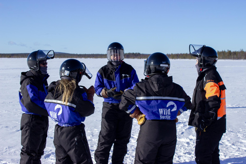 Levi: 3 Hour Snowmobile Safari Around Levi with Coffee Break