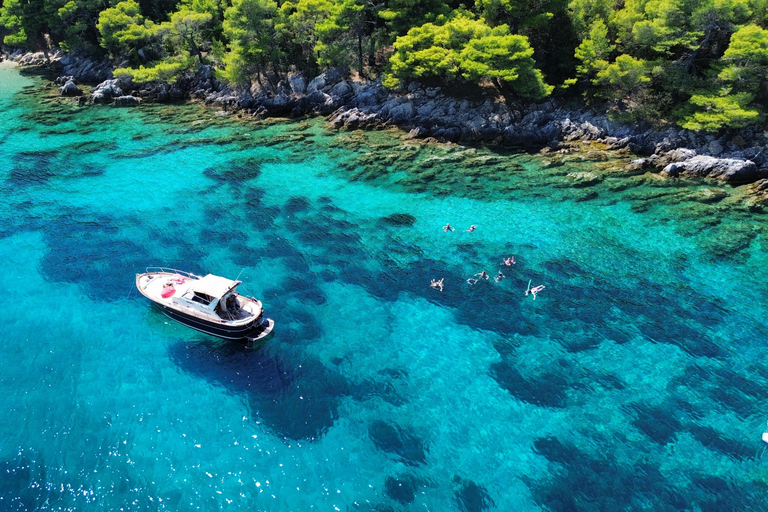 Luxuriöse private Bootstour nach Süd-Mljet und zu den Elaphiti-Inseln