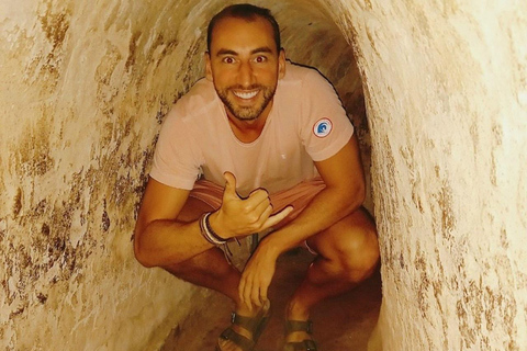 HCMC: Cu Chi Tunnels, Black Virgin Mountain & Cao Dai Temple Cu Chi Tunnels: Half Day Tour by Premium Van max 11