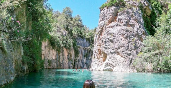 Valencia: Thermalquelle von Montanejos & Wasserfall „Girlfriend“