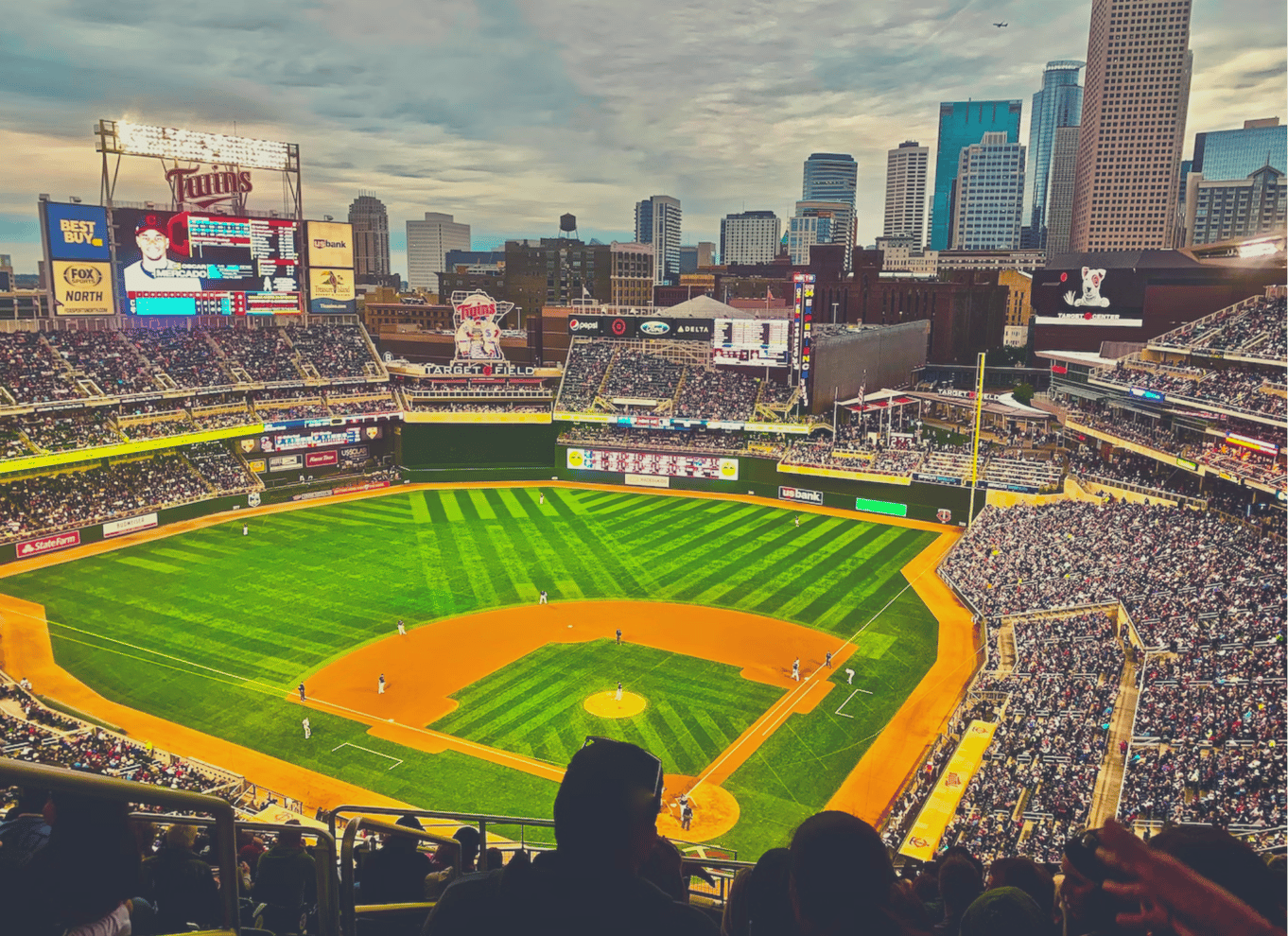 Minnesota Twins baseballkamp på Target Field