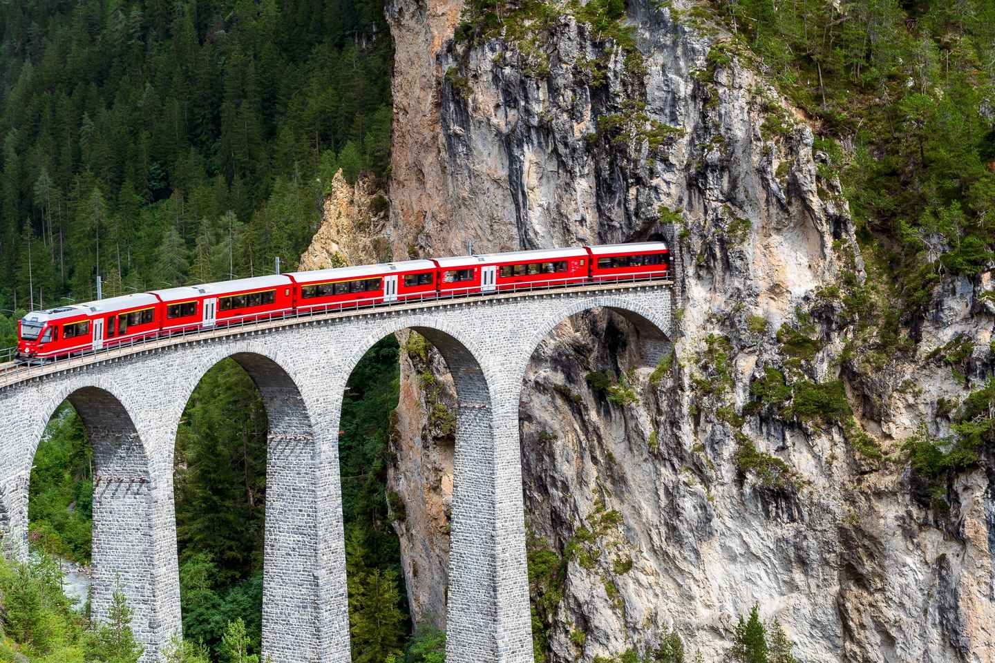 From Milan: Bernina Train Guided Tour to St. Moritz