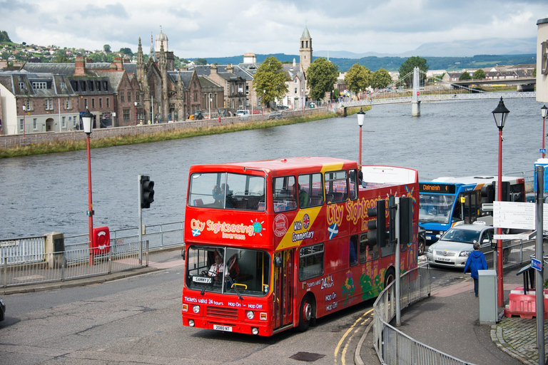 Inverness: Tour en autobús turístico con paradas libresTour en autobús turístico Hop-On Hop-Off de 24 horas - Ruta Roja