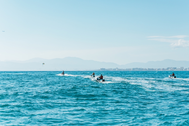 Mallorca: Strand von Palma Jet Ski ExkursionJetski für 2 Personen für 25 Minuten