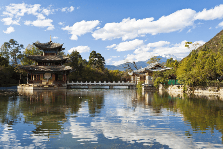 Radtour &amp; Führung Besuch Lijiang Baisha Dorf Marktpark