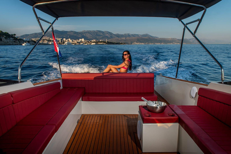 Split: Blue Lagoon, Čiovo & Trogir Luxury Boat Tour Split: Private Luxury Boat Tour to Blue Lagoon