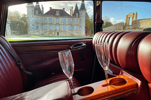 Private Luxury Wine Tour of Médoc vineyard in a Citroën DS Half-day (4 to 5H)