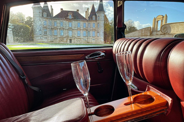 Private Luxury Wine Tour of Médoc vineyard in a Citroën DS Half-day (4 to 5H)