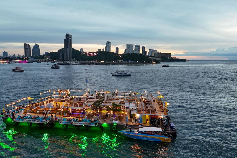 Pattaya: Floating Cafe & Optional Squid Fishing