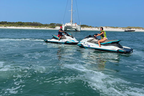 St. Pete: Guided Jet Ski Tour with Island Hopping