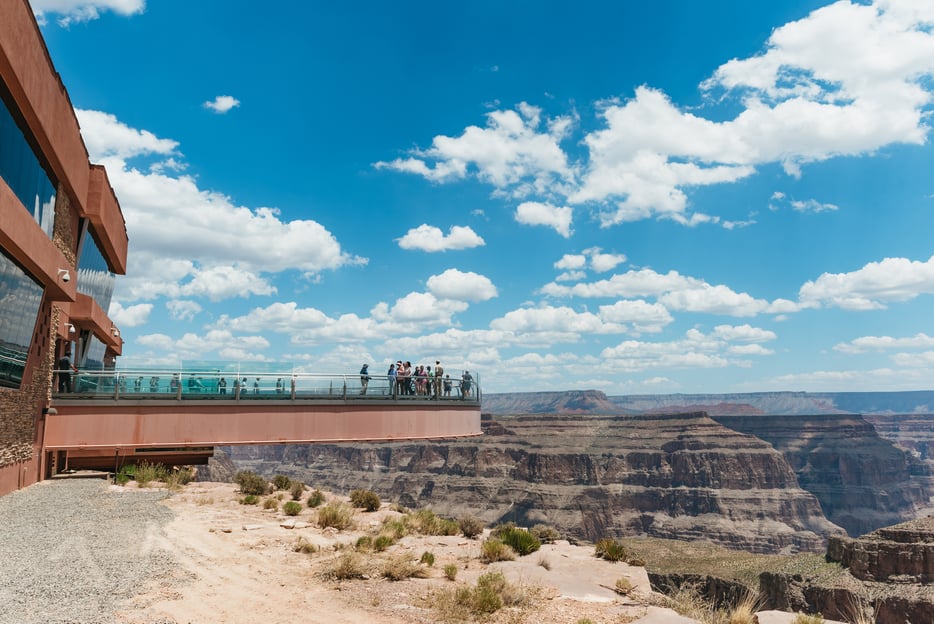 Vegas : Grand Canyon Ouest, visite du barrage Hoover et Skywalk en option