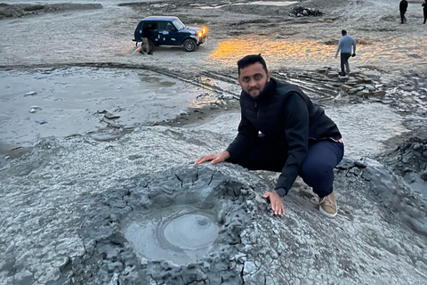 From Baku: Gobustan UNESCO Site & Mud Volcanoes Day Trip GROUP Gobustan & Mud Volcanoes