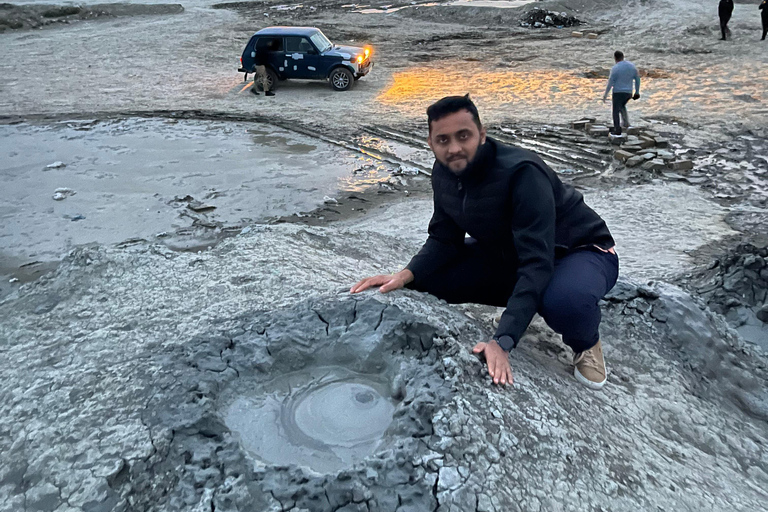 From Baku: Gobustan UNESCO Site & Mud Volcanoes Day Trip GROUP Gobustan & Mud Volcanoes