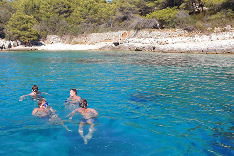 Hvar:Blue & Grenn Cave and Vis Island Private Speedboat Tour