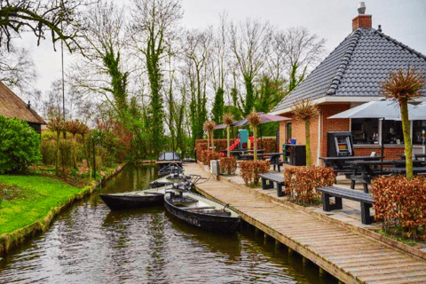 Från Amsterdam: Guidad dagsutflykt till Giethoorn med kanalkryssning