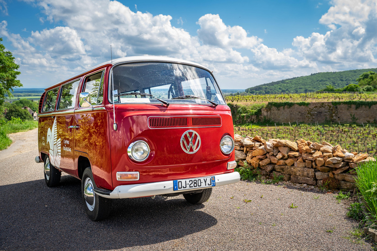 Dijon : visite de la Bourgogne en petit groupe à bord d&#039;un combi vintageDijon : visite de la Bourgogne en petit groupe à bord d&#039;un van vintage