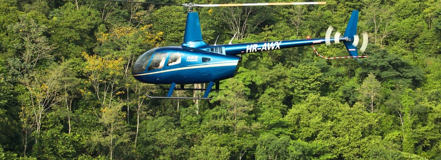 San Pedro Sula : survol privé en hélicoptère et transfert en SUV