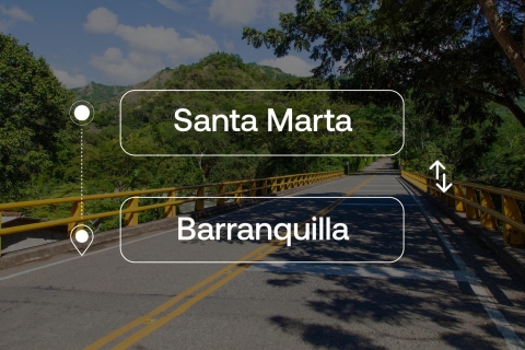Santa Marta do lub z Barranquilla Transfer prywatnyZ Santa Marta do Barranquilla