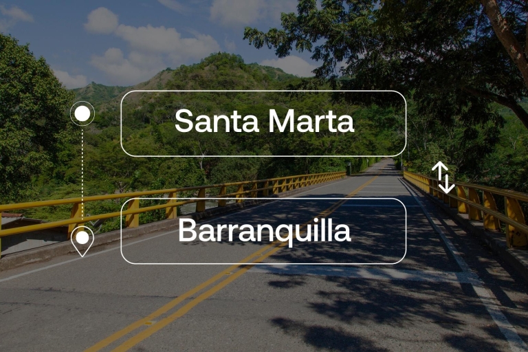 Santa Marta nach oder von Barranquilla Privater TransferBarranquilla nach Santa Marta