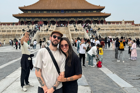 Beijing Mutianyu Great Wall&ForbiddenCity All Inclusive Tour Tour with the driver pick up from the city