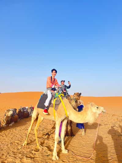 Depuis Fès : excursion de 2 jours au Sahara avec camp de luxe Fès/Marrakech - bivouac