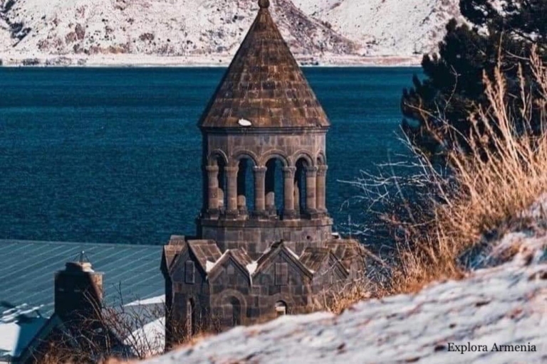 Zimowa prywatna jednodniowa wycieczka do świątyni Garni, Geghard i nad jezioro Sewan
