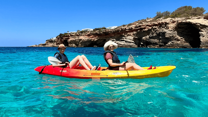 Ibiza: Sea Cave Tour with Guided Kayaking and Snorkeling