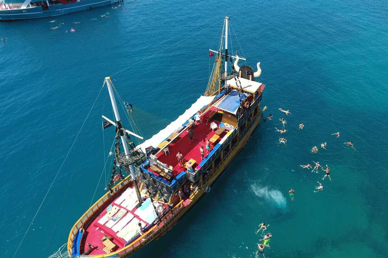 Bodrum: Pirate Party Boat with Lunch & Swim Stops Pirate Party Boat with Lunch & Hotel Transfers