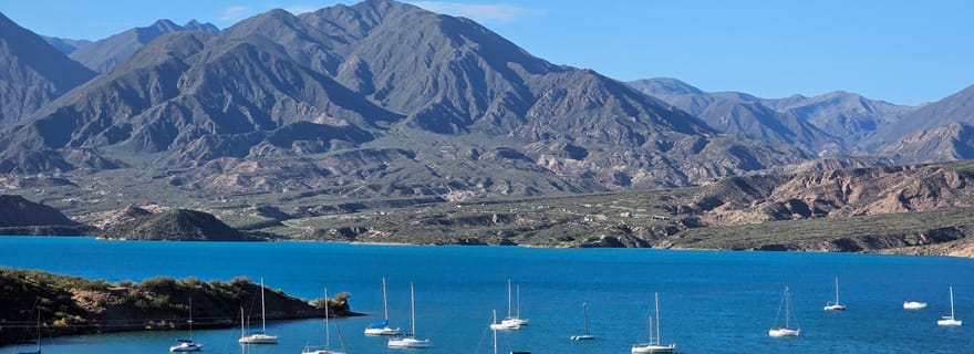 Barrage de Potrerillos : navigation en voilier