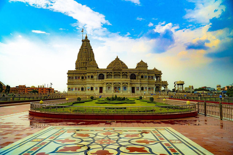 Delhi: Mathura and Vrindavan Day Trip with Lunch Only Transport