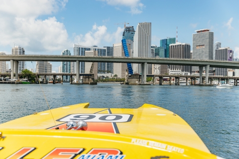 Miami : croisière touristique en hors-bord de 45 min