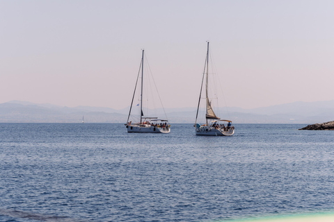 Heraklion: Crociera in barca a vela sull&#039;isola di Dia con snorkelingTour privato di mezza giornata