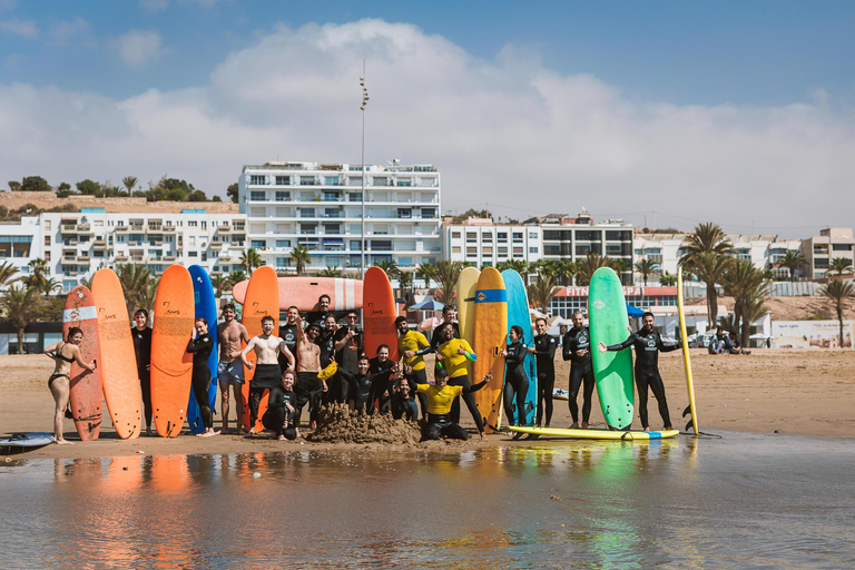 Agadir: Small Group Surf Lesson