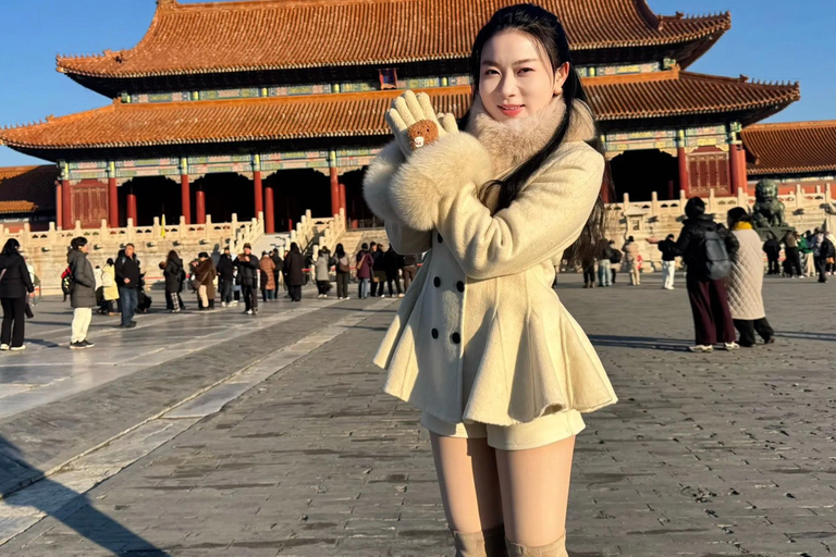 Beijing Mutianyu Great Wall&ForbiddenCity All Inclusive Tour Professional guide tour pick up from city