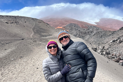 Quito : randonnée et visite à vélo du volcan Cotopaxi avec un guide