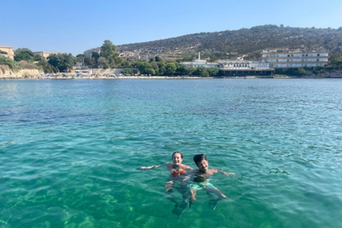 Cagliari: Boat Tour snorkeling della Sella con con aperitivo