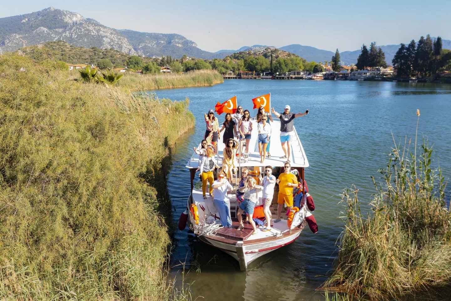 Excursion à Dalyan : plage aux tortues et bain de boue