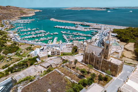 Malta: Gozo, Comino eiland en Blue Lagoon + zeegrotten