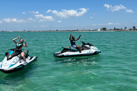 St. Pete: Guided Jet Ski Tour with Island Hopping
