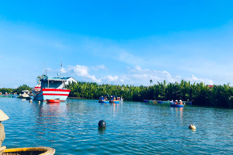 Hoi An: Passeios de barco com cestas de coco e traslados de ida e voltaTraslado de Hoi An