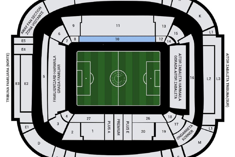San Sebastián: Real Sociedad Match Tickets at Reale Arena Real Sociedad vs Betis: Long Side Ticket