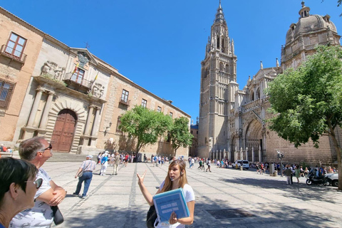 Toledo: Cathedral, Alcazar, Monastery, Jewish quarterToledo: Highlights tour including entries and optional taste