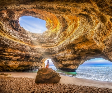 Portimão: Benagil Caves Speed Boat Tour with Sunset Option