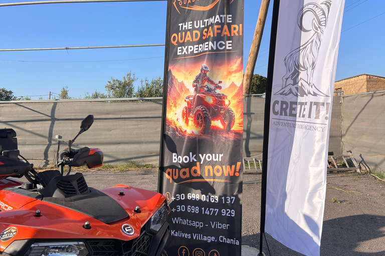 Chania: ATV - Quad Safari Adventure & olive oil tasting