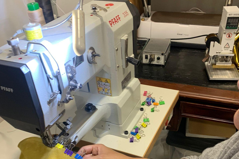 Create your own leather waist bag in Luberon area!