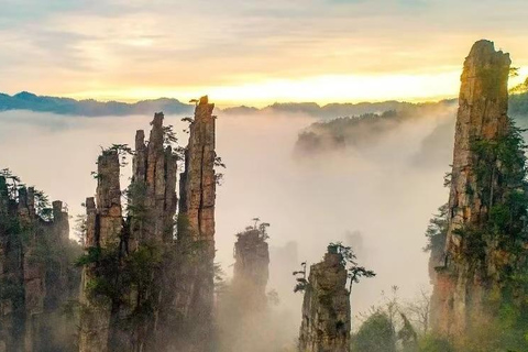 Zhangjiajie: National Forest Park & 72 Qilou Combo Ticket 72 Qilou Night Ticket