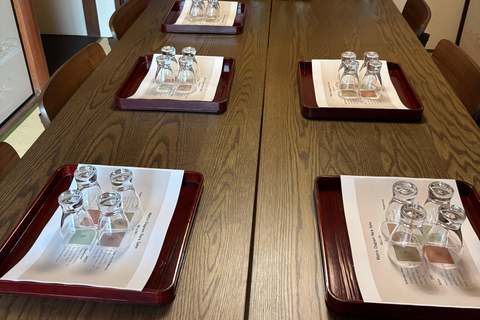 "Learn while you sip" Japanese home sake drinking experience